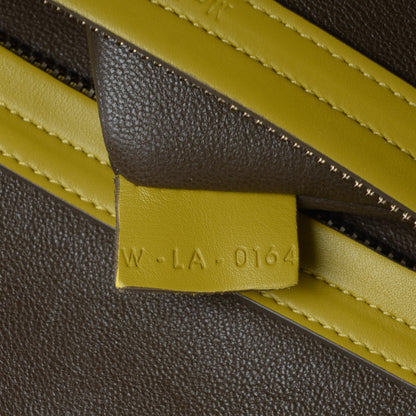 Celine Nubuck Medium Phantom Luggage Chartreuse 7 of 7