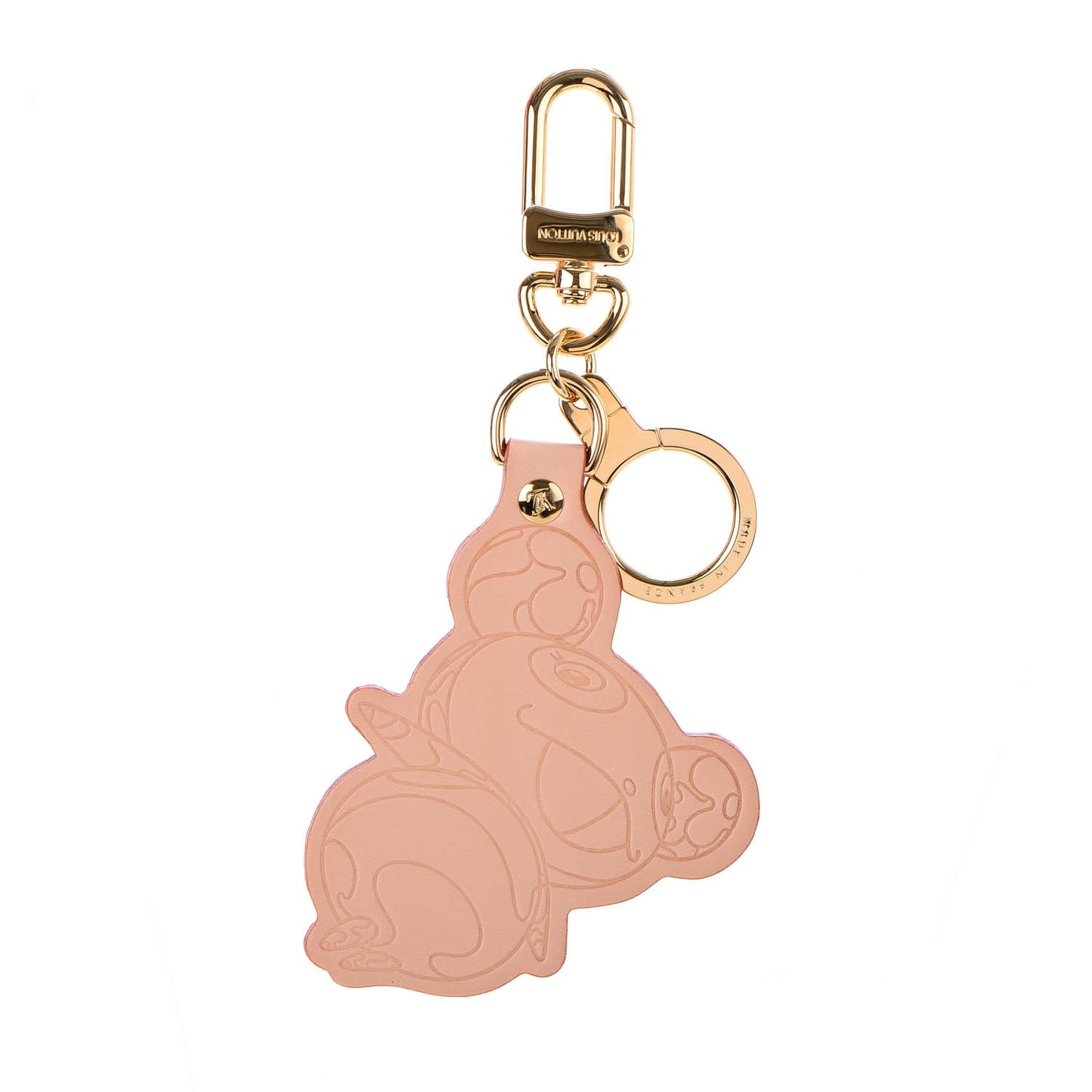 Vachetta Monogram Panda Cles Key Chain
