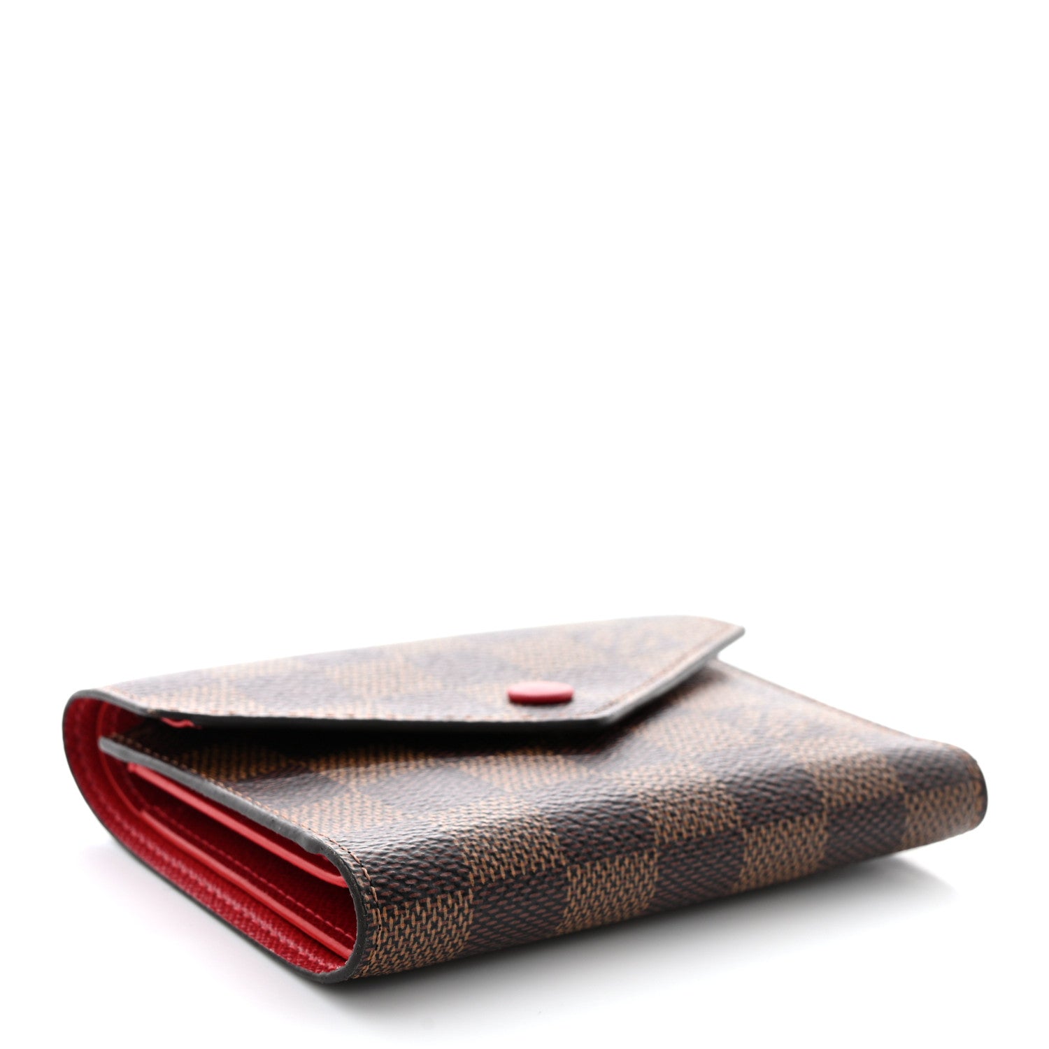 Louis Vuitton Damier Ebene Victorine Wallet Cherry 4 of 8