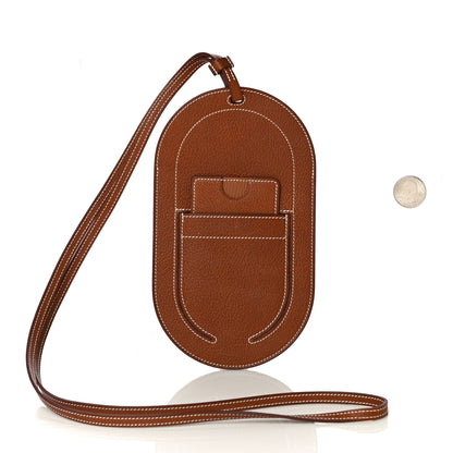 Hermes Barenia Faubourg In-The-Loop Phone To Go GM Case Fauve 3 of 12