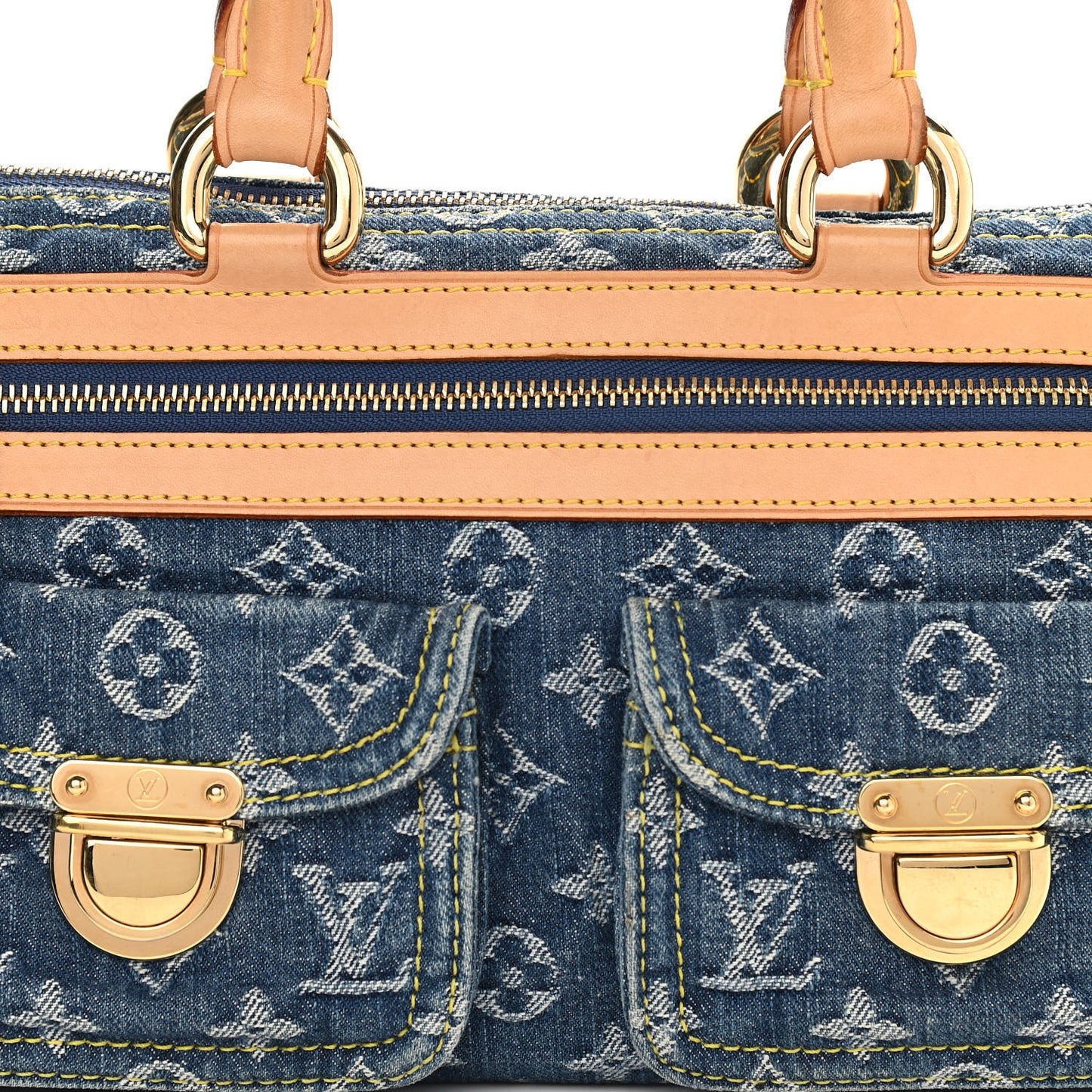Monogram Denim Neo Speedy Blue