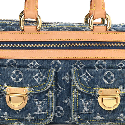 Louis Vuitton Monogram Denim Neo Speedy Blue 8 of 14
