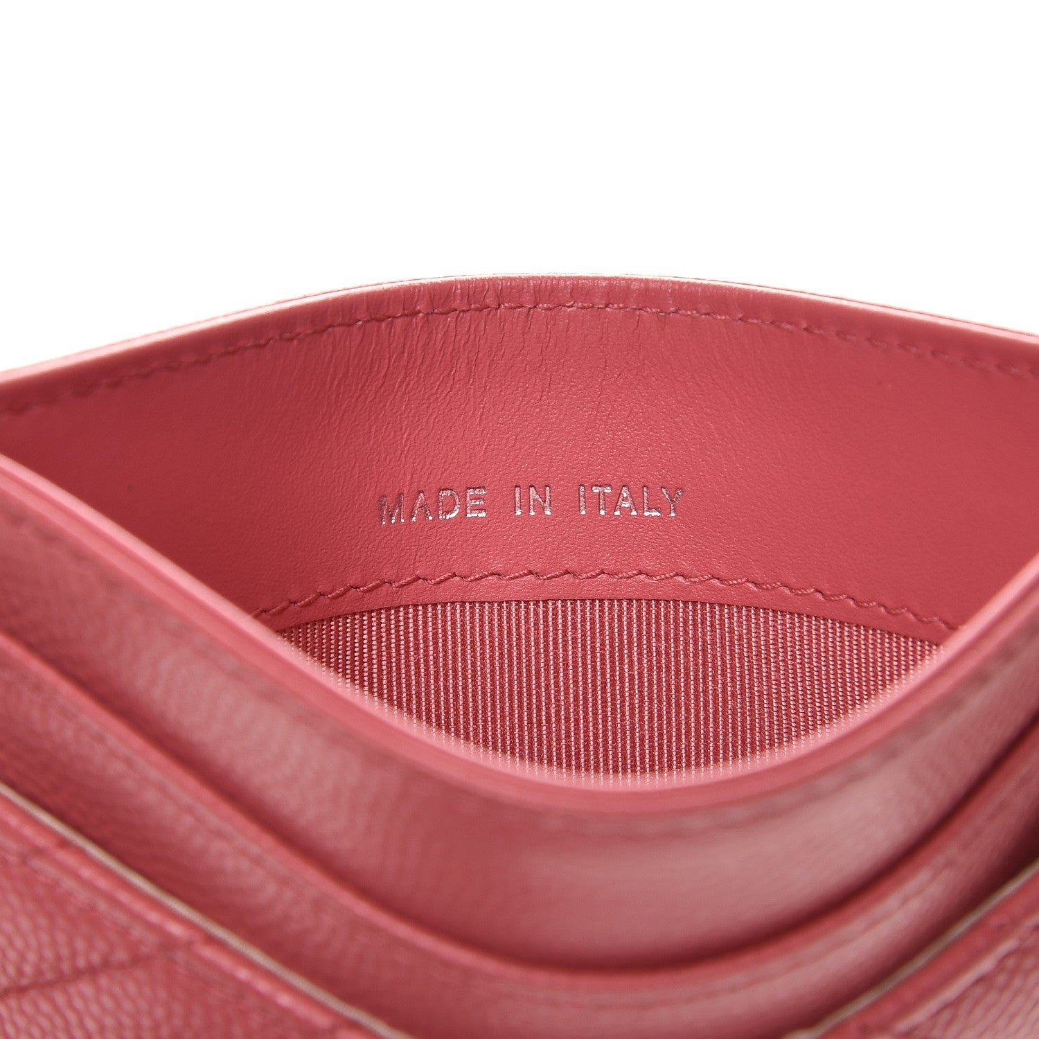 Chanel Caviar Chevron Quilted Card Holder Pink 8 of 8