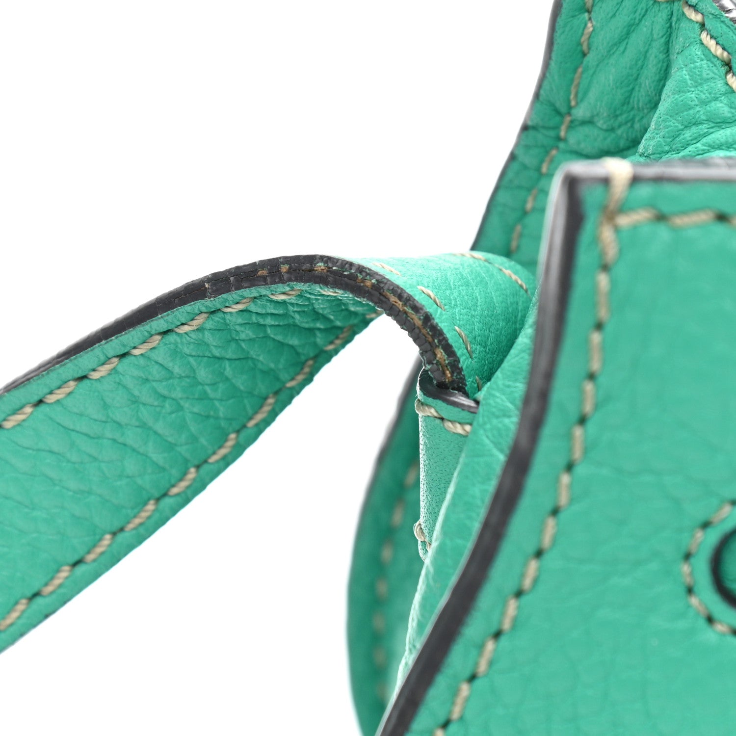 Chloe Calfskin Mini Marcie Round Crossbody Bag Jade Green 14 of 14