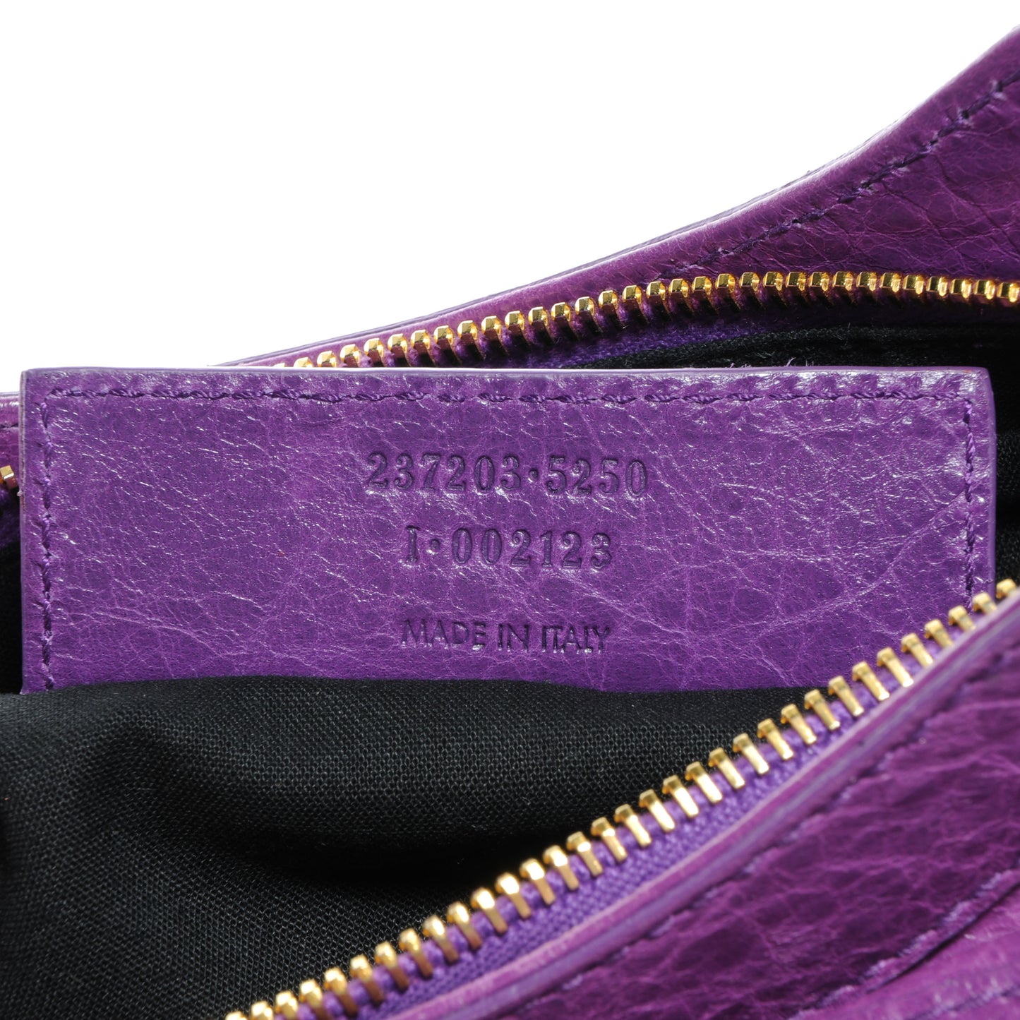 Agneau Giant 12 Gold Hardware Hip Ultraviolet