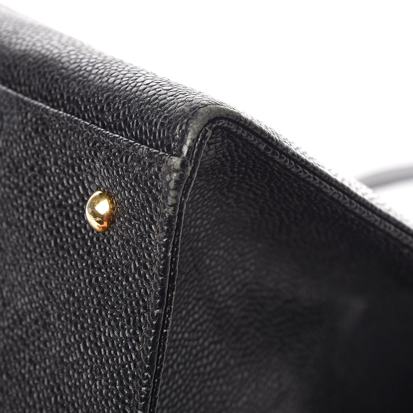 Caviar Large CC Shoulder Bag Black