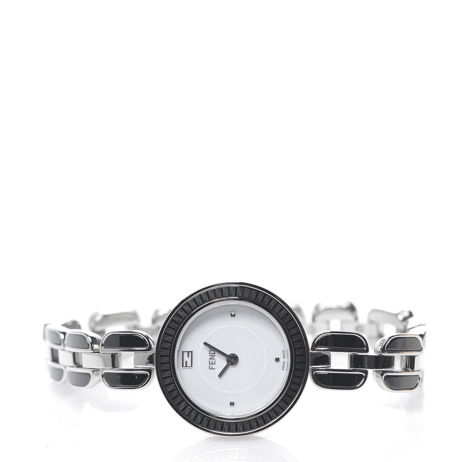 Fendi Stainless Steel Ceramic 28mm My Way Quartz Watch 2 of 6