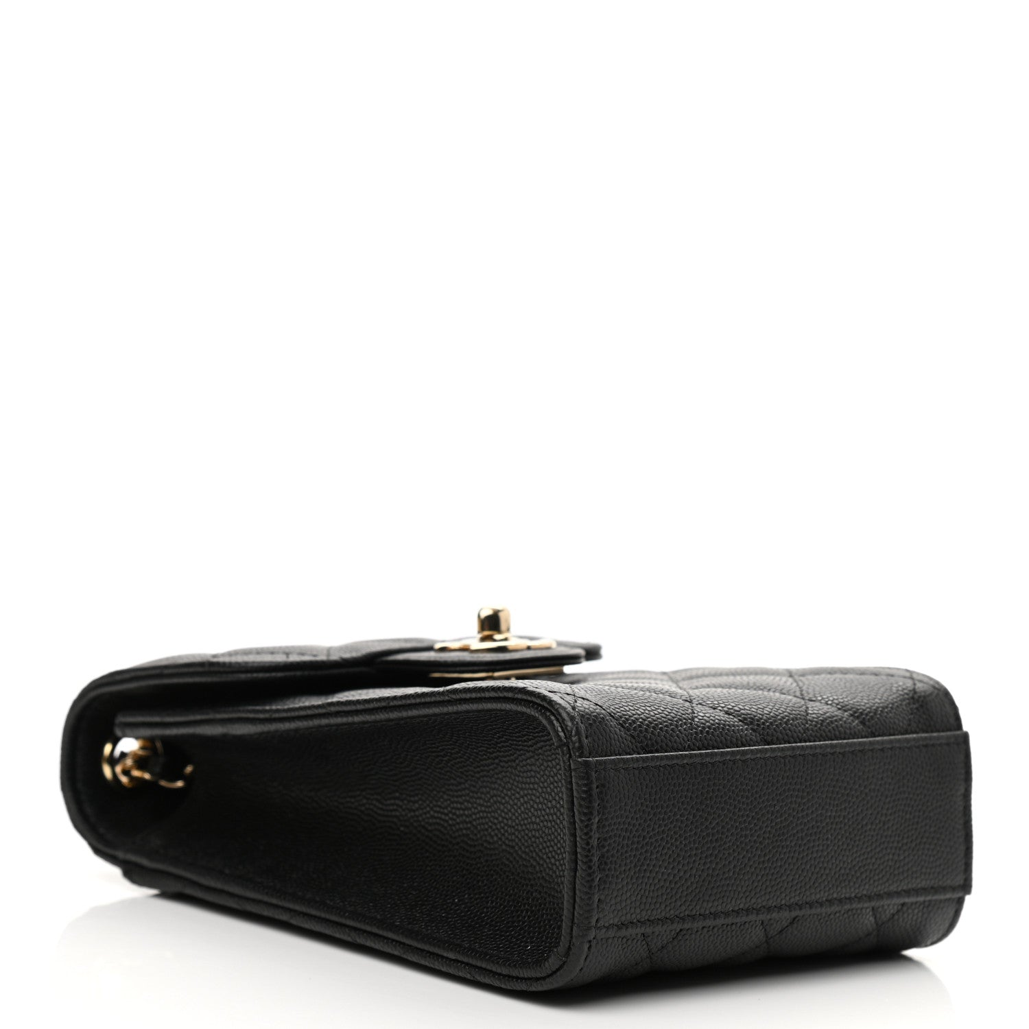 Chanel Caviar Quilted Classic Phone Holder Black 4 of 12