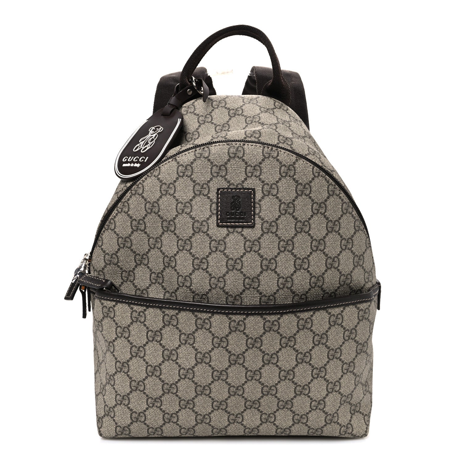 Gucci GG Supreme Monogram Margaux Calfskin Childrens Day Backpack Beige Ebony Cocoa Dark Chocolate 1 of 10