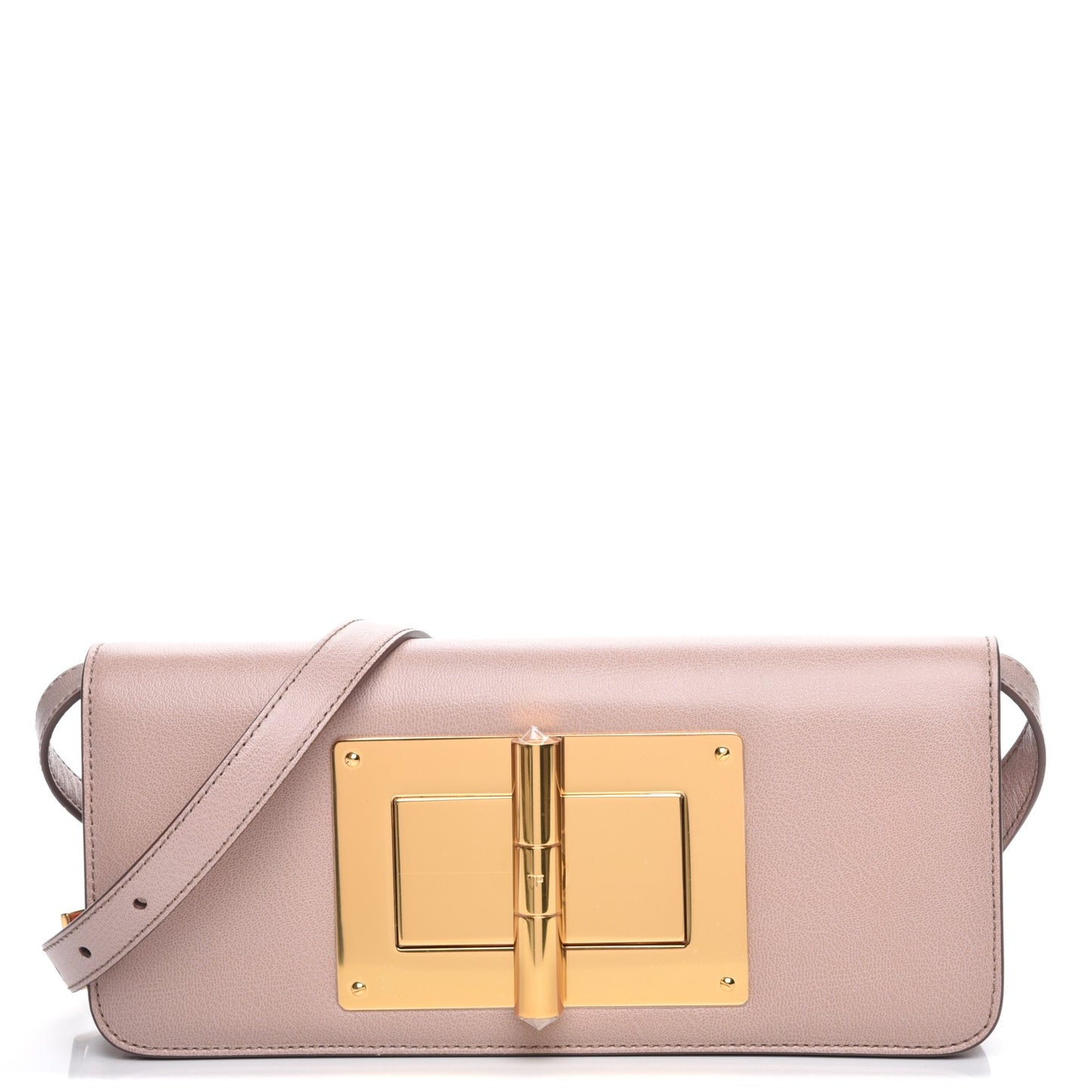 Calfskin Natalia East-West Shoulder Bag Pink