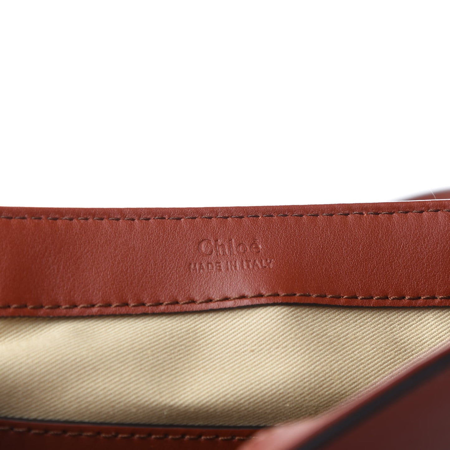 Calfskin Small C Double Carry Sepia Brown
