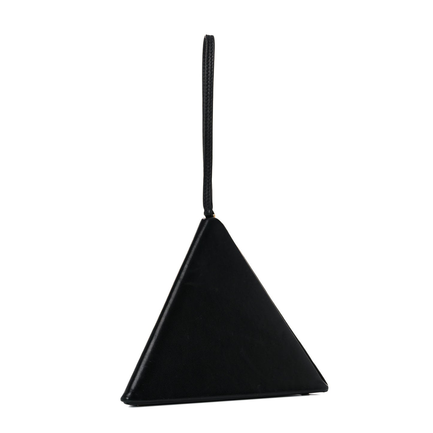Lambskin Pyramid Clutch Black