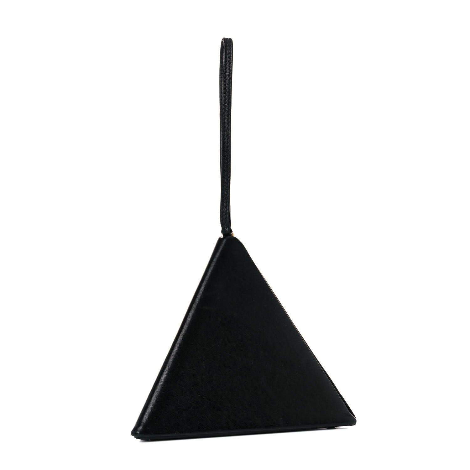 Saint Laurent Lambskin Pyramid Clutch Black 4 of 21