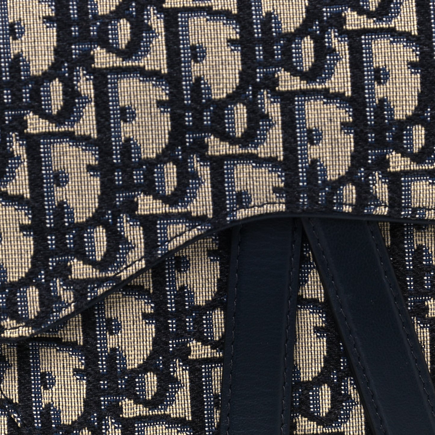 Oblique Saddle Belt Bag Blue