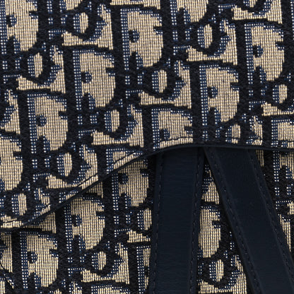 Christian Dior Oblique Saddle Belt Bag Blue 7 of 7