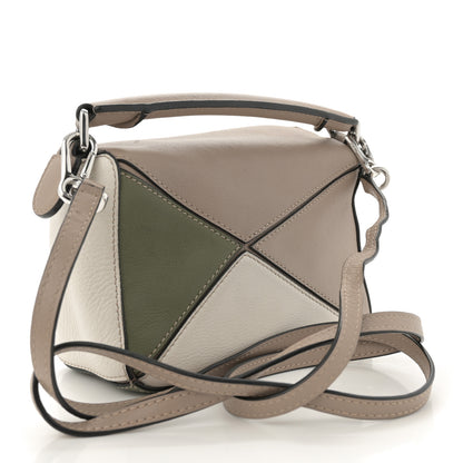 Loewe Calfskin Mini Puzzle Bag Sand Avocado Green 3 of 16