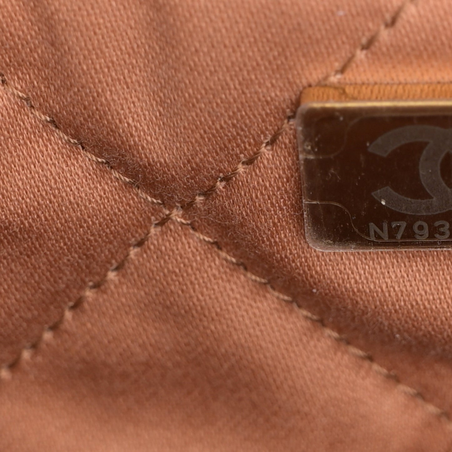 Shiny Calfskin Quilted Small Chanel 22 Camel