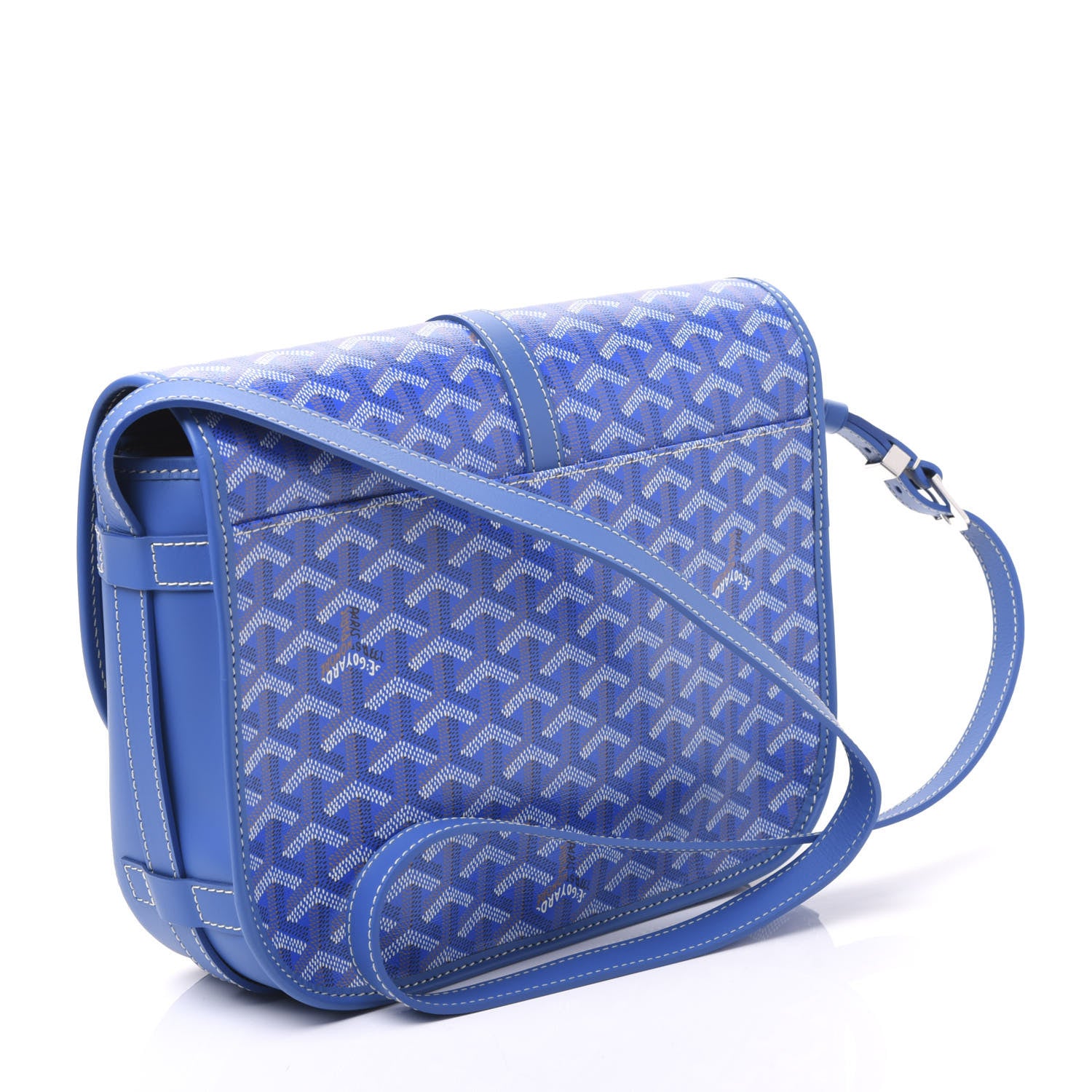 Goyard Goyardine Belvedere II MM Messenger Bag Sky Blue 2 of 8