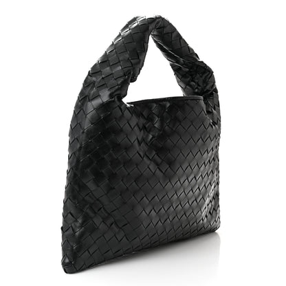 Bottega Veneta Calfskin Intrecciato Small Hop Black 3 of 10