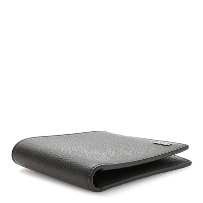 Saint Laurent Calfskin Cassandre Bi-Fold Wallet Grey 4 of 8