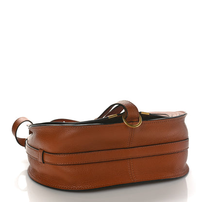 Chloe Calfskin Medium Marcie Round Crossbody Bag Tan 4 of 8