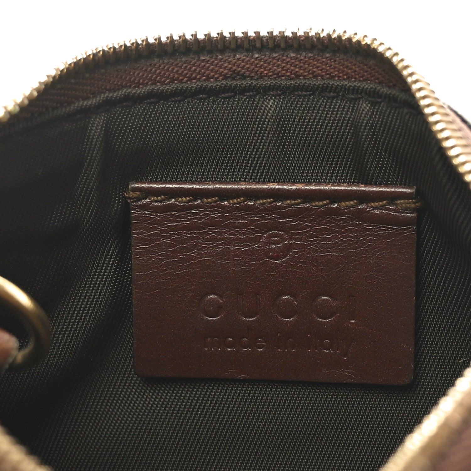 Gucci GG Supreme Monogram Key Case Brown 6 of 7