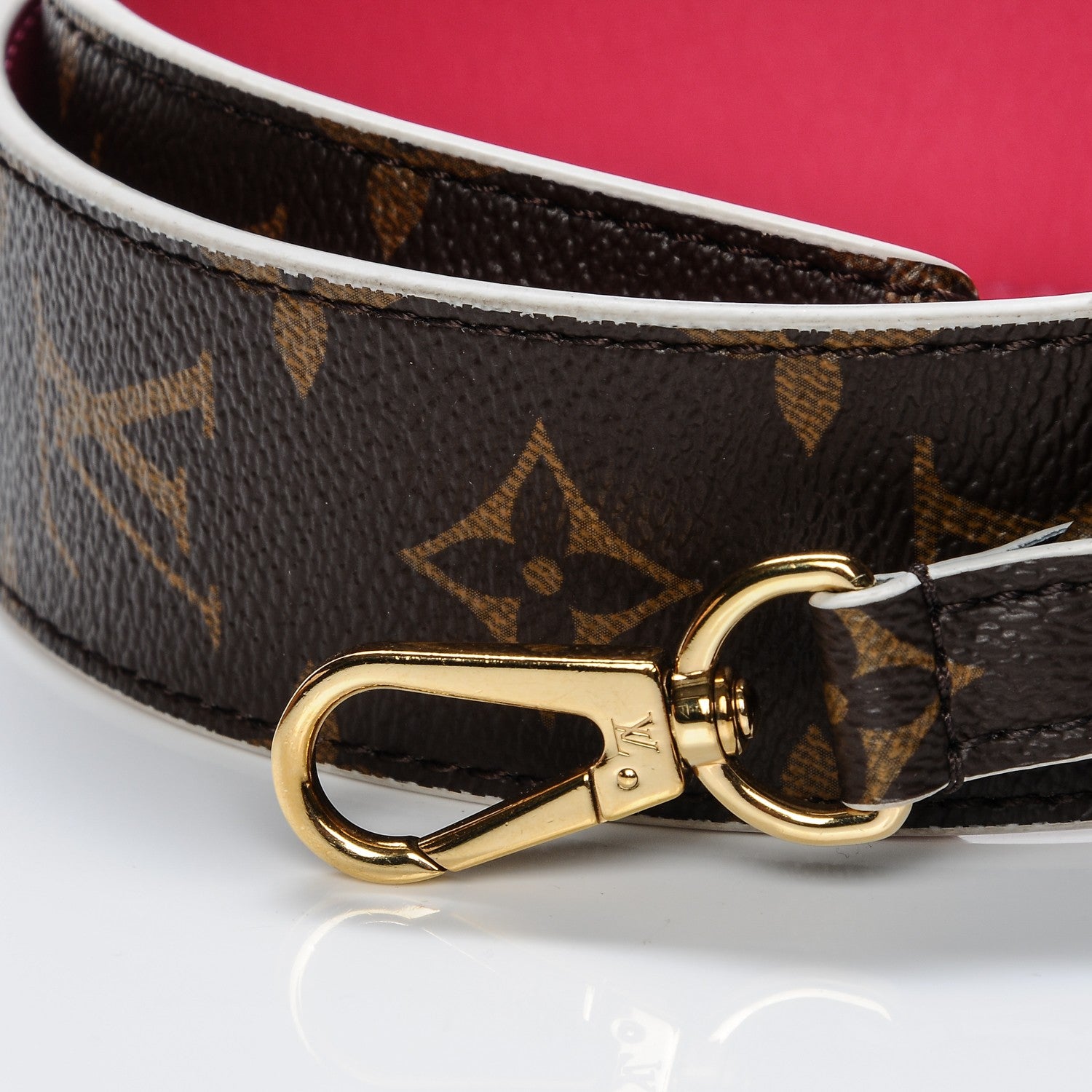 Louis Vuitton Monogram Bandouliere Shoulder Strap Hot Pink 3 of 5