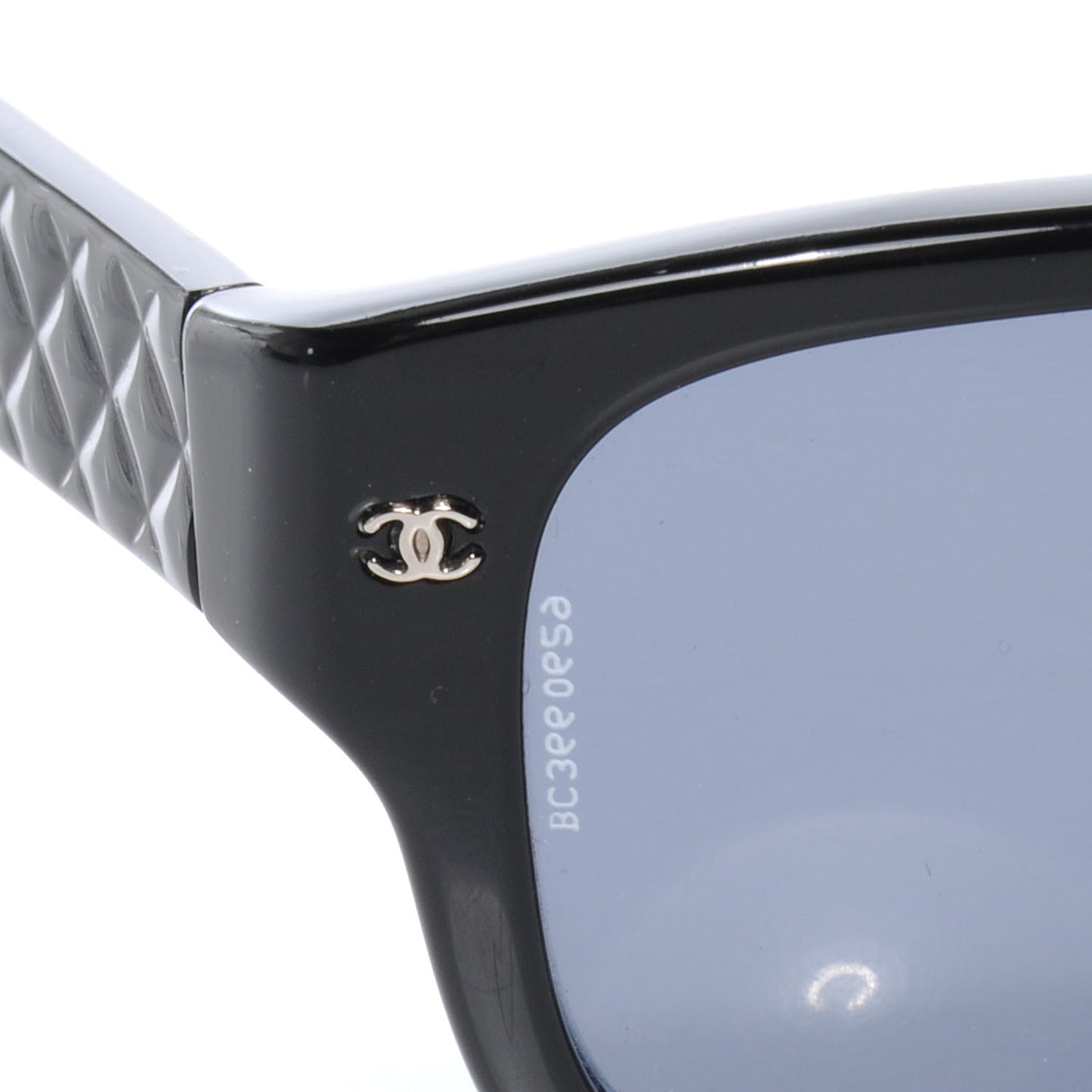 Quilted CC Sunglasses Black 5126