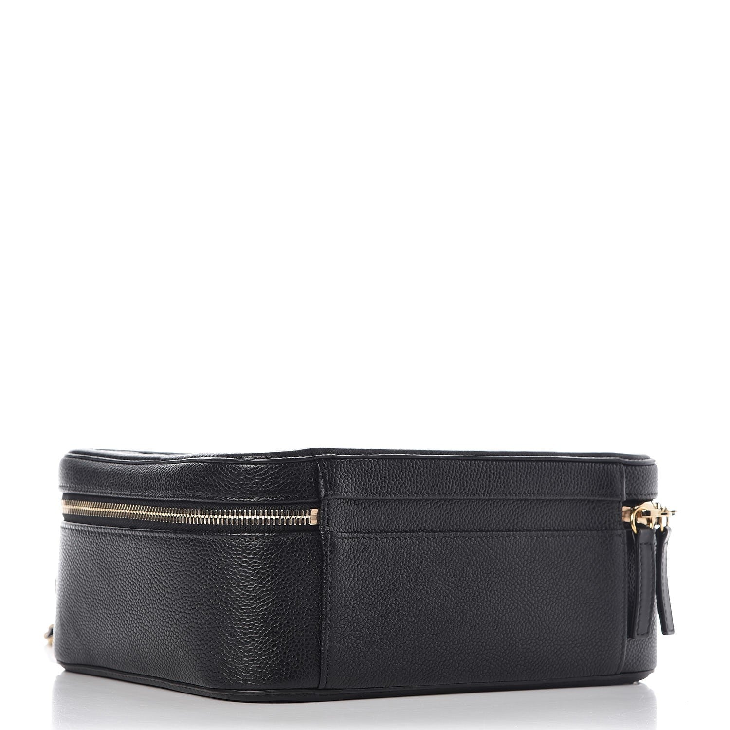 Chanel Caviar Quilted Large CC Filigree Vanity Case Black 4 of 7