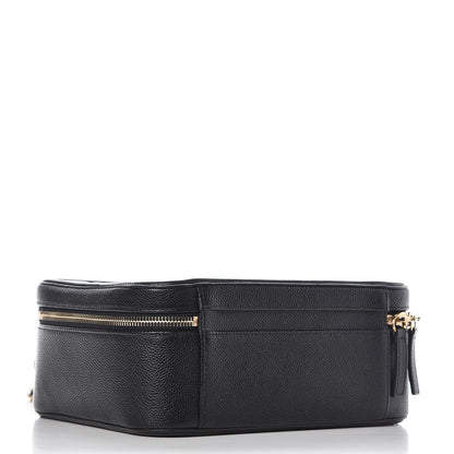Chanel Caviar Quilted Large CC Filigree Vanity Case Black 4 of 7