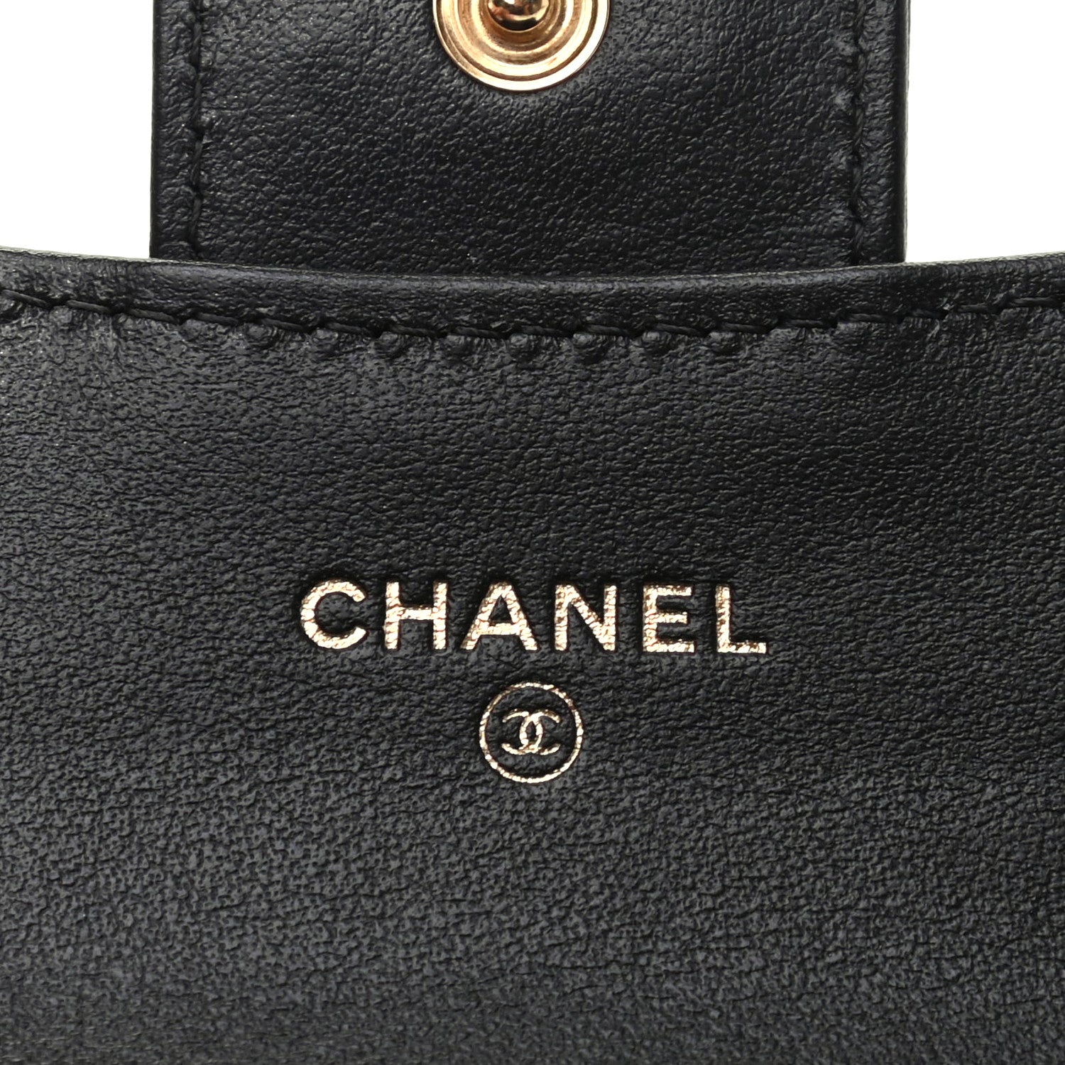 Chanel Aged Calfskin Quilted Reissue Flap Card Holder Black 6 of 9