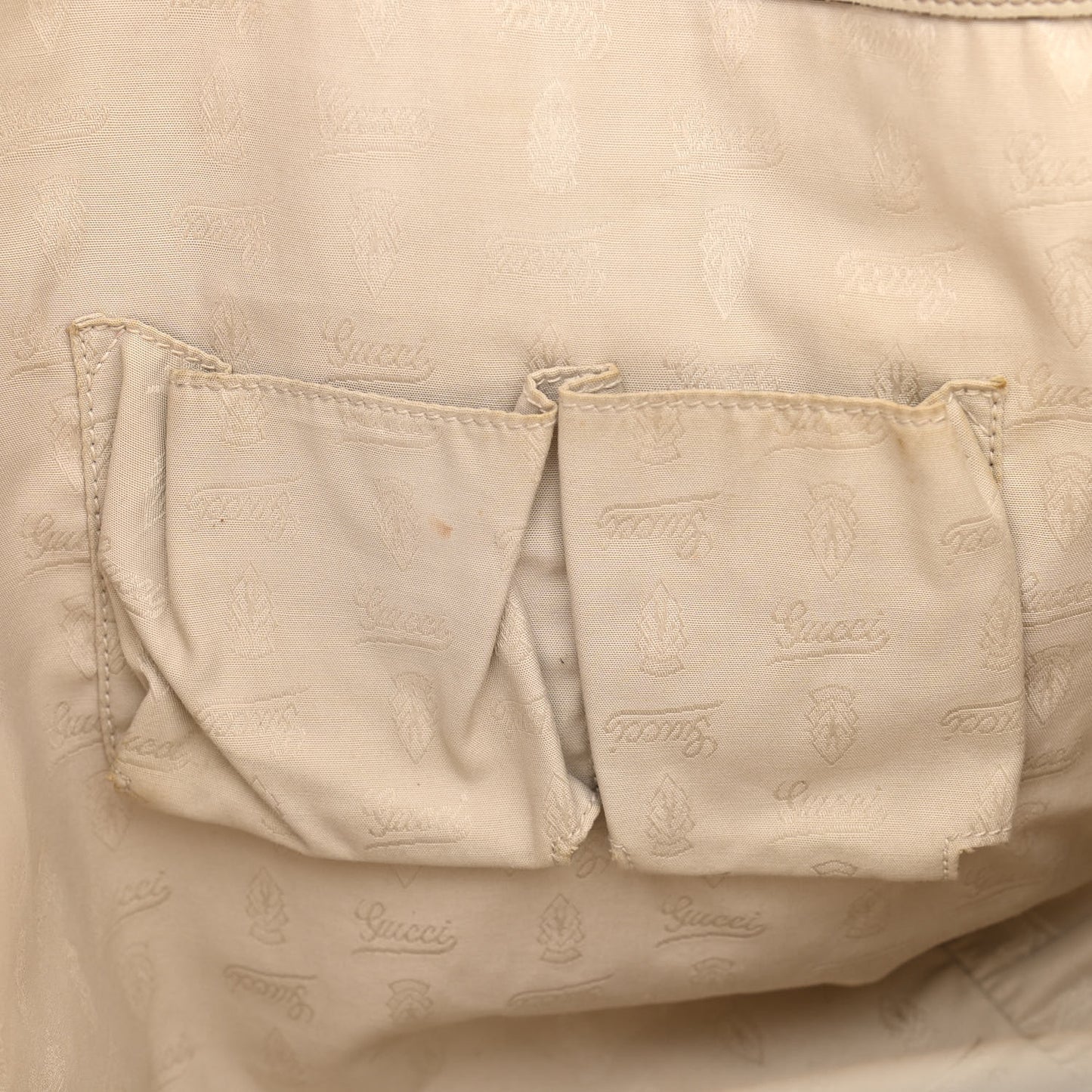 Guccissima Medium Icon Bit Tote Off White