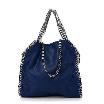 Stella McCartney Shaggy Deer Mini Falabella Fold Over Tote Blue 1 of 9