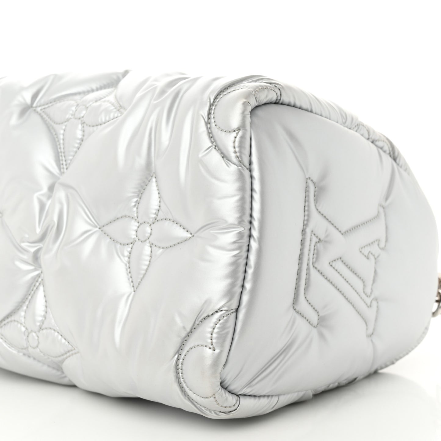 Econyl Mini Monogram Pillow Speedy Bandouliere 25 Silver