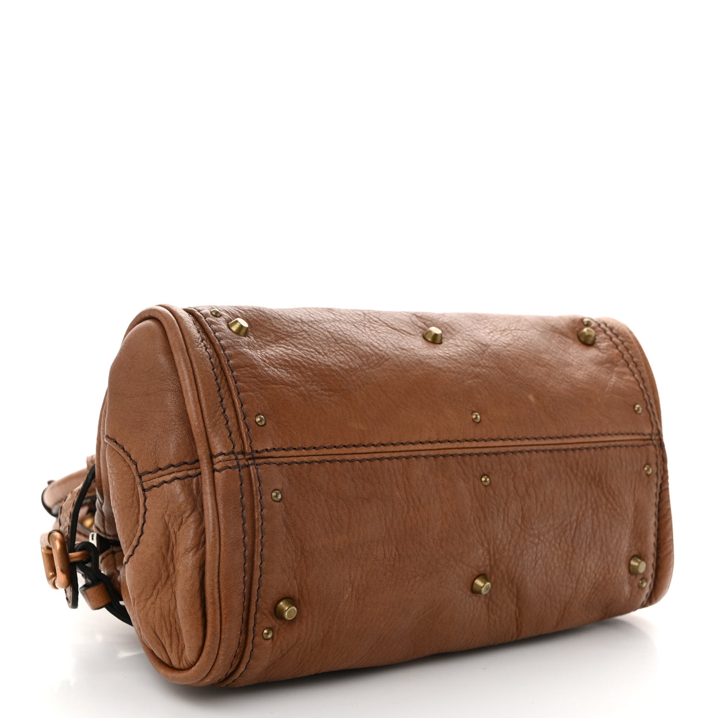Calfskin Small Paddington Satchel Nut