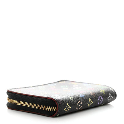Louis Vuitton Monogram Multicolor Zippy Coin Purse Black Grenade 4 of 8