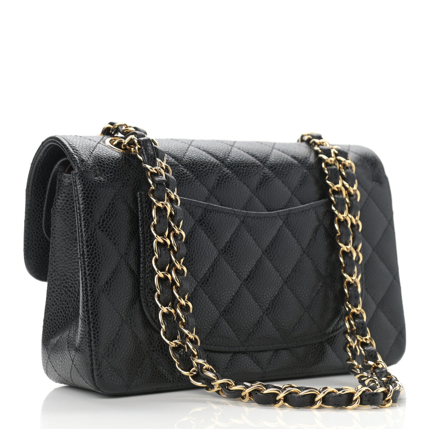 Chanel Caviar Quilted Small Double Flap Black 3 of 11