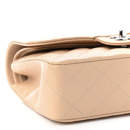 Chanel Caviar Quilted Small Double Flap Beige 8 of 9