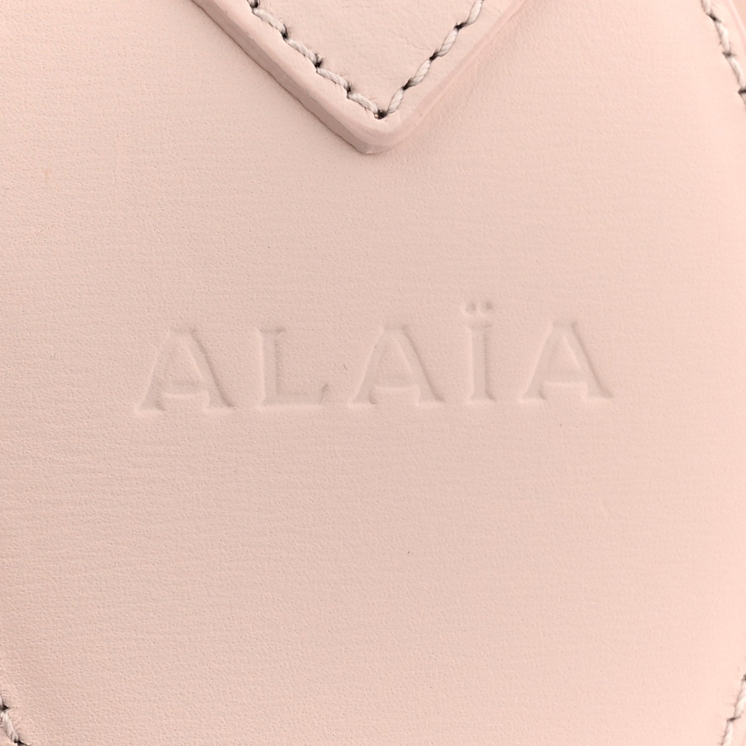 Alaia Calfskin Laser Cut Floral Studded Rose-Marie 19 Bag Sable 7 of 11