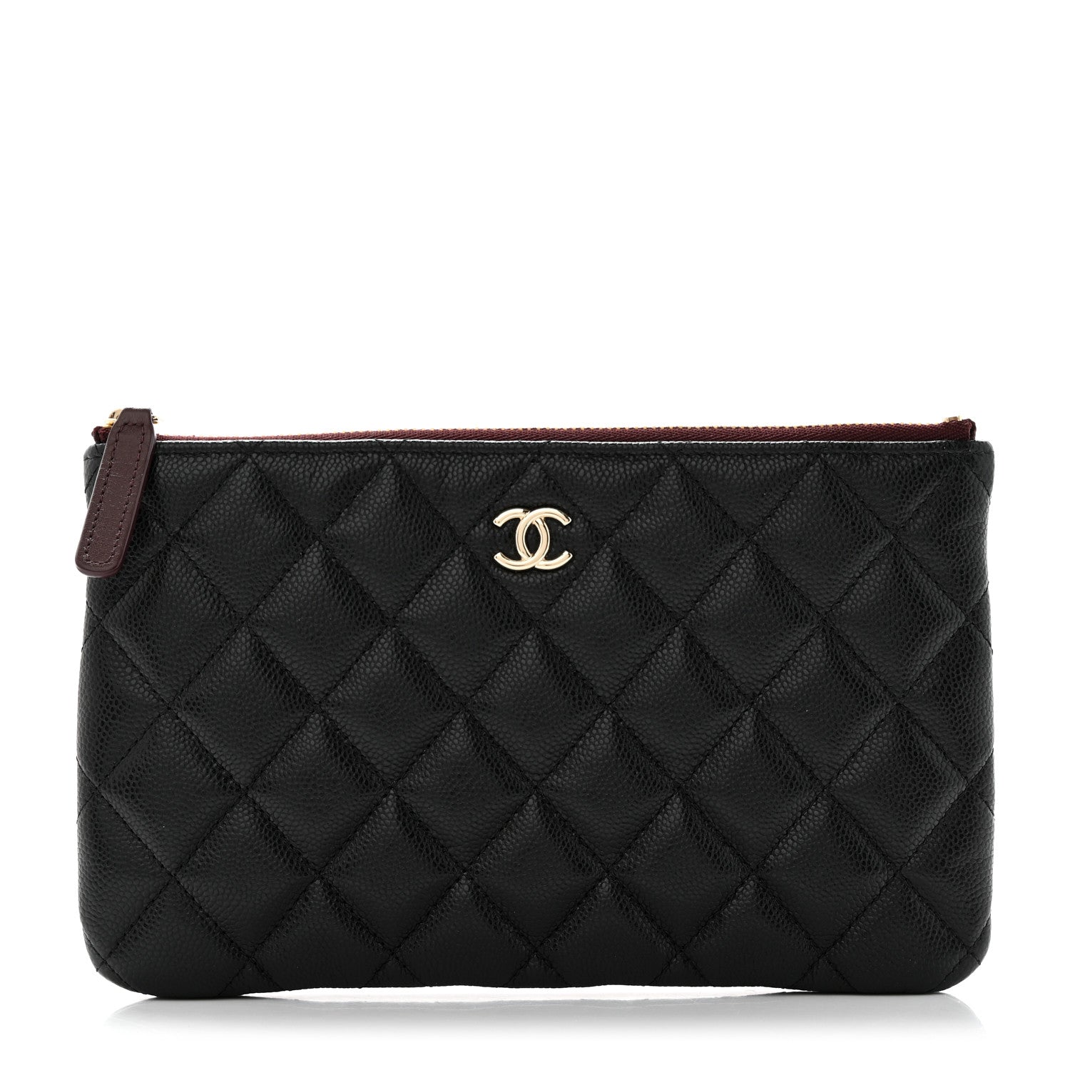 Chanel Caviar Quilted Cosmetic Case Black 1 of 8