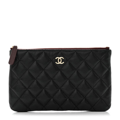 Chanel Caviar Quilted Cosmetic Case Black 1 of 8