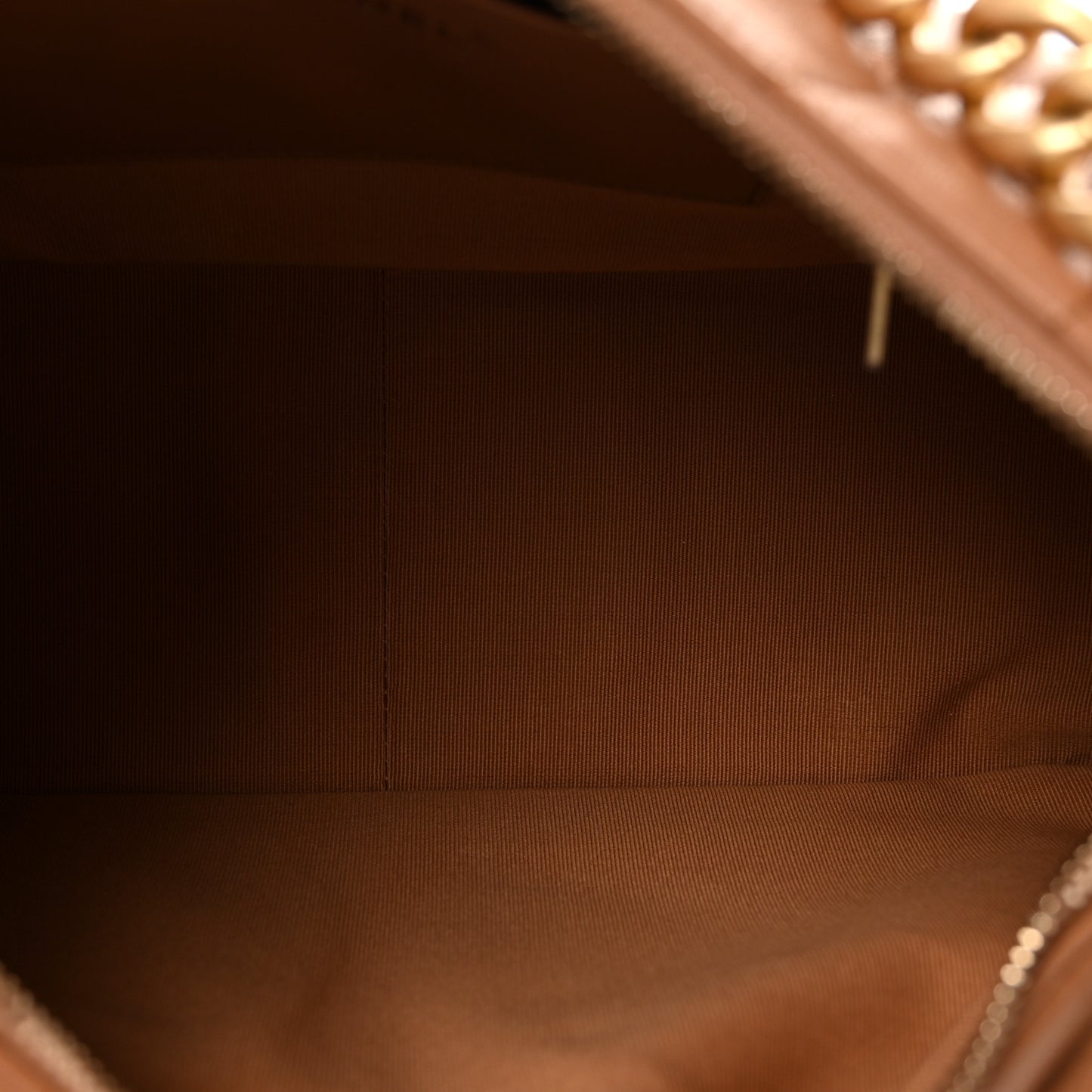 Shiny Lambskin Quilted Trendy Pockets Hobo Brown