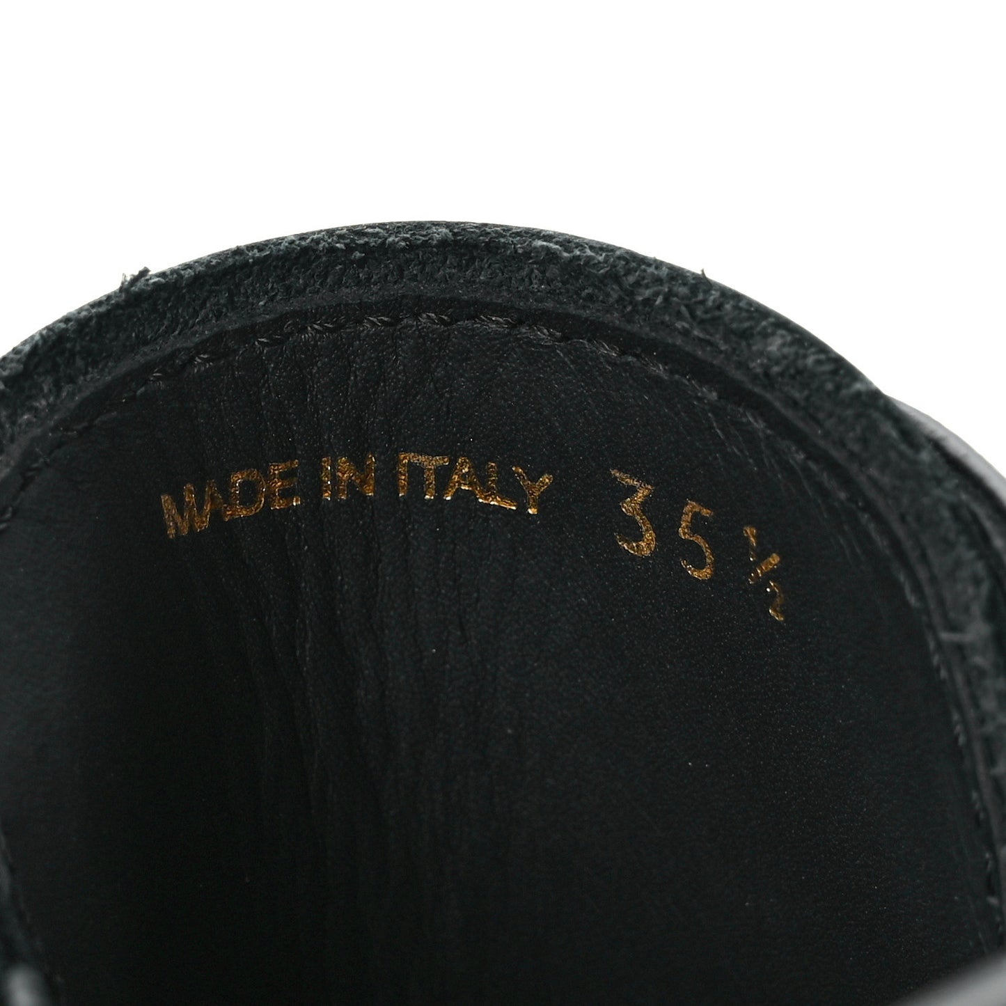 Spazzolato Chocolate 50mm Combat Boots 35.5 Black