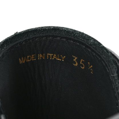 Prada Spazzolato Chocolate 50mm Combat Boots 35.5 Black 8 of 10