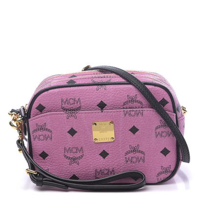 MCM Visetos Mini Camera Crossbody Bag Pink 1 of 10