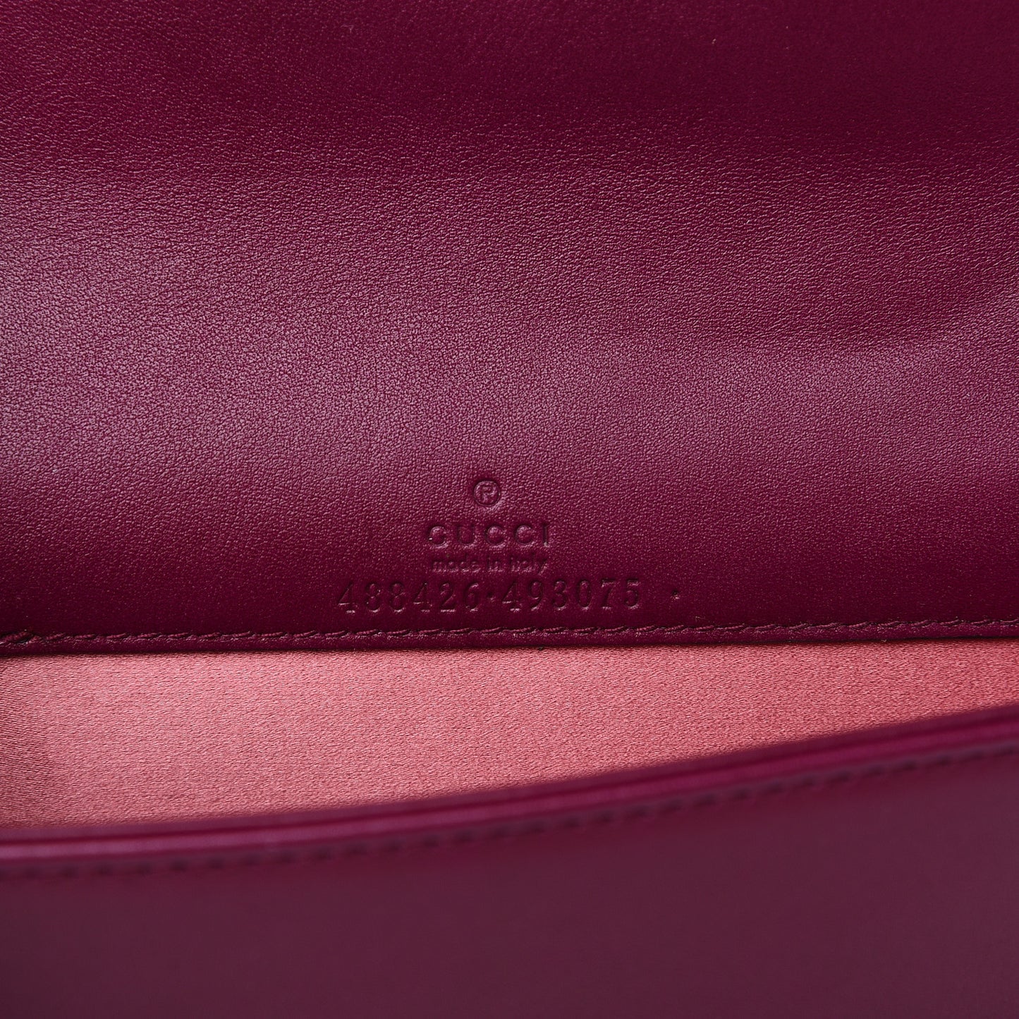 Velvet Matelasse GG Marmont Mini Bag Fuchsia Violet Cyclamen