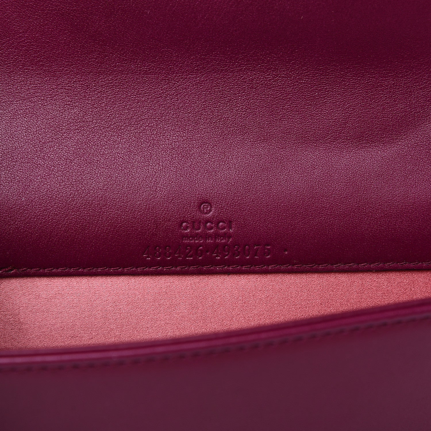 Gucci Velvet Matelasse GG Marmont Mini Bag Fuchsia Violet Cyclamen 5 of 12
