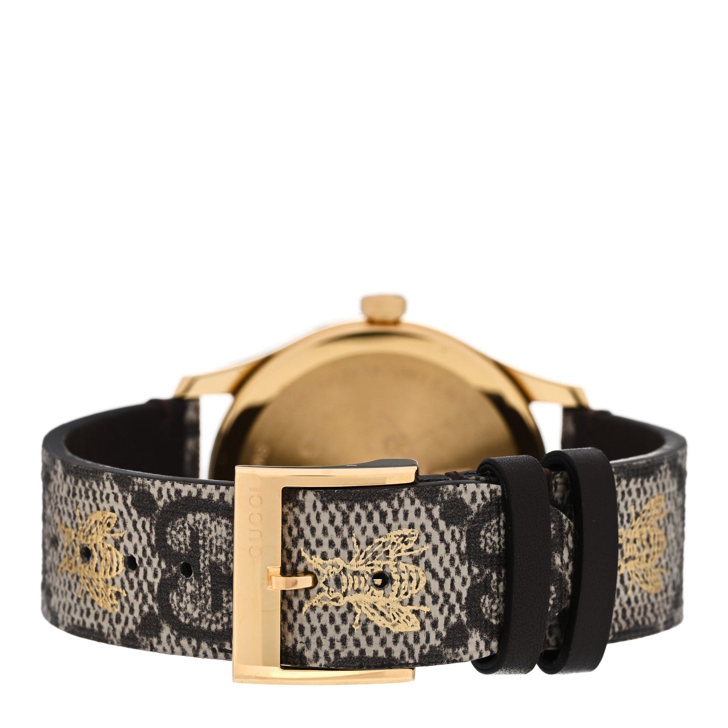 Gucci Stainless Steel Canvas 38mm G-Timeless GG Supreme Bee Quartz Watch Brown 3 of 5