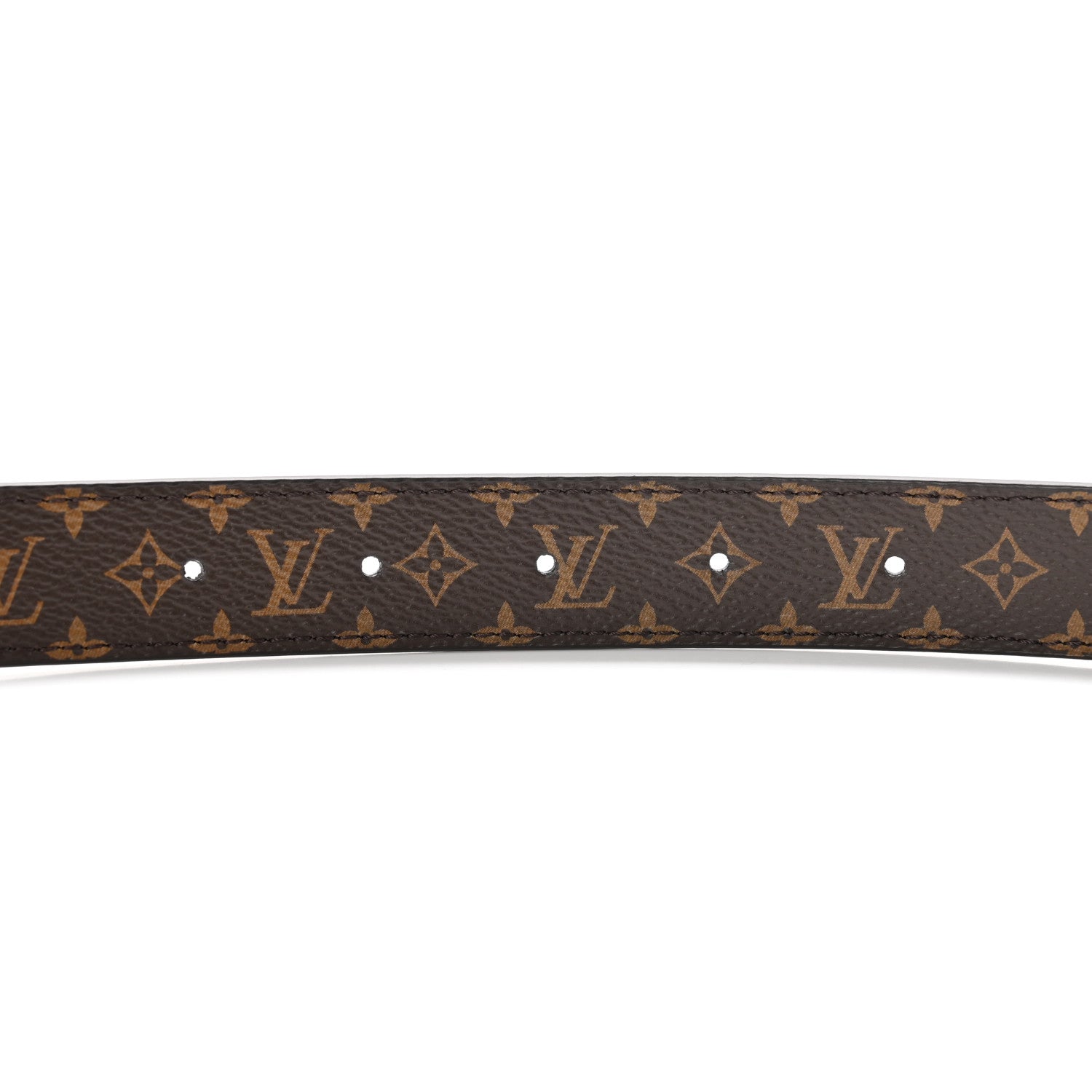 Louis Vuitton Calfskin Monogram 25mm LV Iconic Reversible Belt 95 38 Black 3 of 5