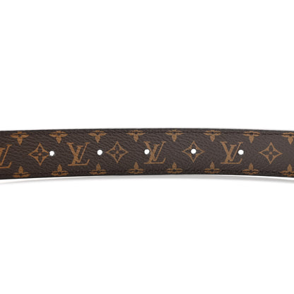Louis Vuitton Calfskin Monogram 25mm LV Iconic Reversible Belt 95 38 Black 3 of 5